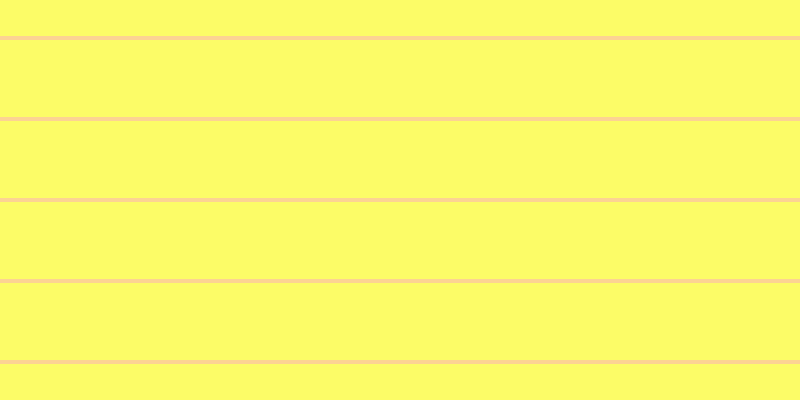 #fdfd37 (75%), #fcd393 horizontal lines, four pixels wide, seventy-seven pixels apart