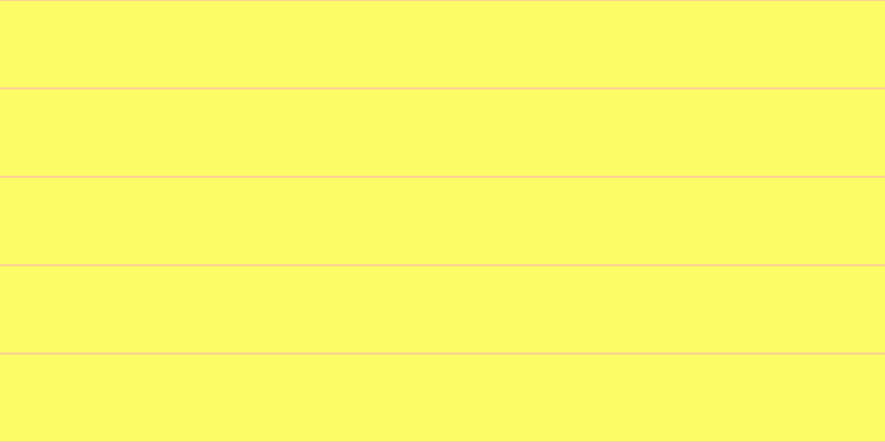 #fdfd37 (75%), #fcd393 horizontal lines, two pixels wide, seventy-eight pixels apart