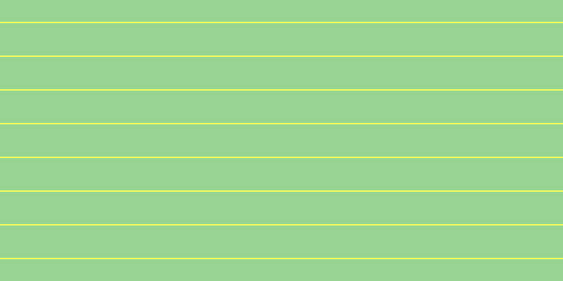 #fdfd58, #99d393 horizontal lines, forty-six pixels wide, two pixels apart