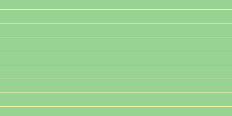 #fdfd58 (50%), #99d393 horizontal lines, forty-six pixels wide, two pixels apart