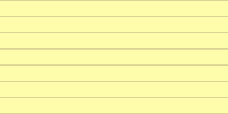 #fdfd58 (50%), #dbd393 horizontal lines, five pixels wide, fifty-two pixels apart