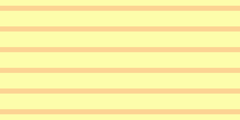#fdfd58 (50%), #fcd393 horizontal lines, seventeen pixels wide, fifty-two pixels apart