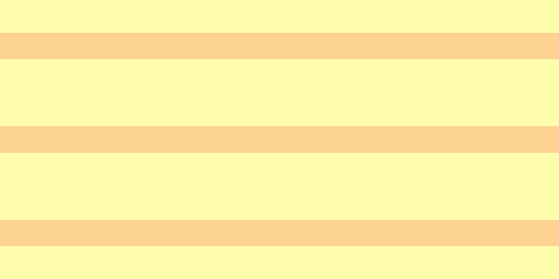 #fdfd58 (50%), #fcd393 horizontal lines, thirty-eight pixels wide, ninety-six pixels apart