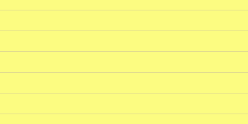 #fdfd58 (75%), #dbd393 horizontal lines, two pixels wide, sixty-five pixels apart