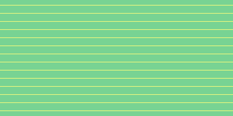 #fdfd79, #78d393 horizontal lines, twenty-six pixels wide, two pixels apart