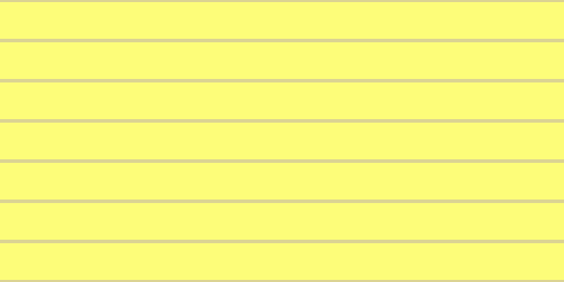 #fdfd79, #dbd393 horizontal lines, five pixels wide, fifty-two pixels apart