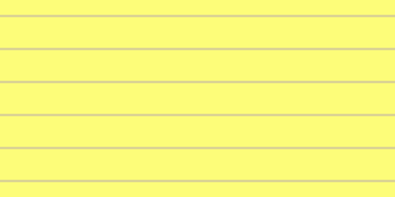 #fdfd79, #dbd393 horizontal lines, five pixels wide, sixty-two pixels apart