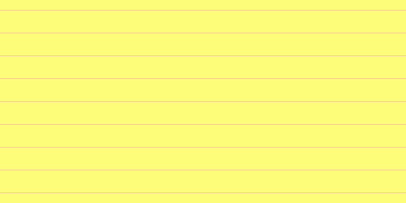 #fdfd79, #fcd393 horizontal lines, two pixels wide, forty-three pixels apart