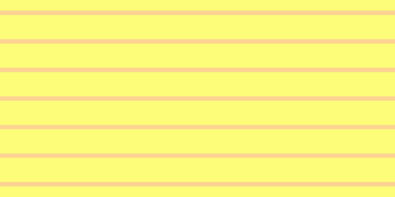 #fdfd79, #fcd393 horizontal lines, nine pixels wide, forty-nine pixels apart