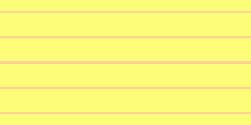 #fdfd79, #fcd393 horizontal lines, eight pixels wide, seventy-three pixels apart