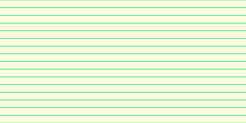 #fdfd79 (25%), #15d393 horizontal lines, two pixels wide, twenty-three pixels apart