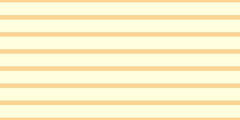 #fdfd79 (25%), #fcd393 horizontal lines, fifteen pixels wide, forty-two pixels apart