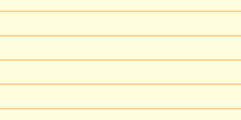 #fdfd79 (25%), #fcd393 horizontal lines, six pixels wide, seventy-five pixels apart