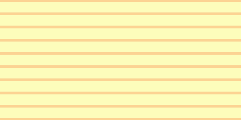 #fdfd79 (50%), #fcd393 horizontal lines, nine pixels wide, thirty-five pixels apart