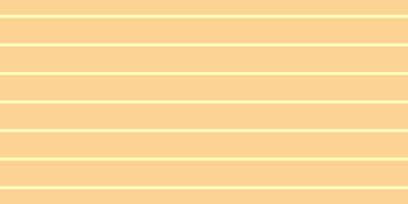 #fdfd79 (50%), #fcd393 horizontal lines, fifty pixels wide, six pixels apart