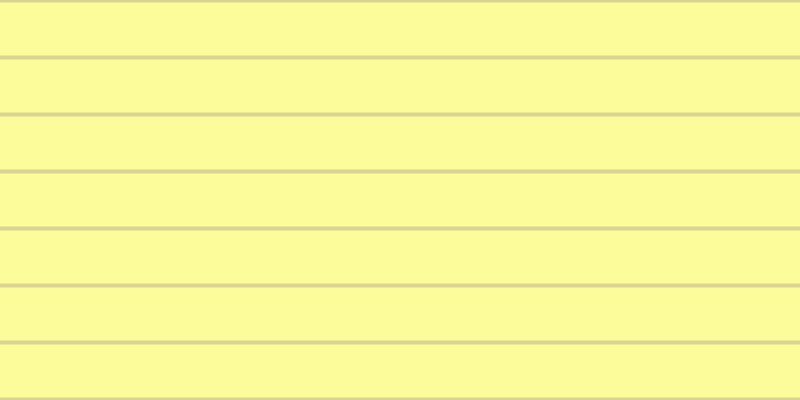 #fdfd79 (75%), #dbd393 horizontal lines, four pixels wide, fifty-three pixels apart