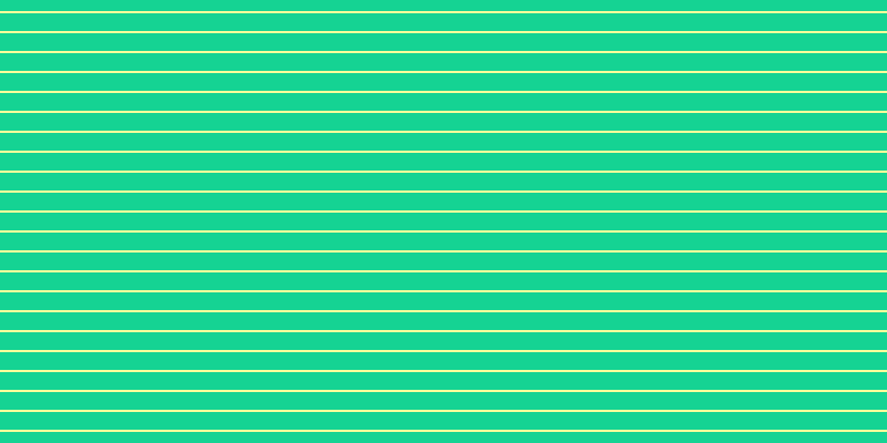 #fdfd9a, #15d393 horizontal lines, sixteen pixels wide, two pixels apart