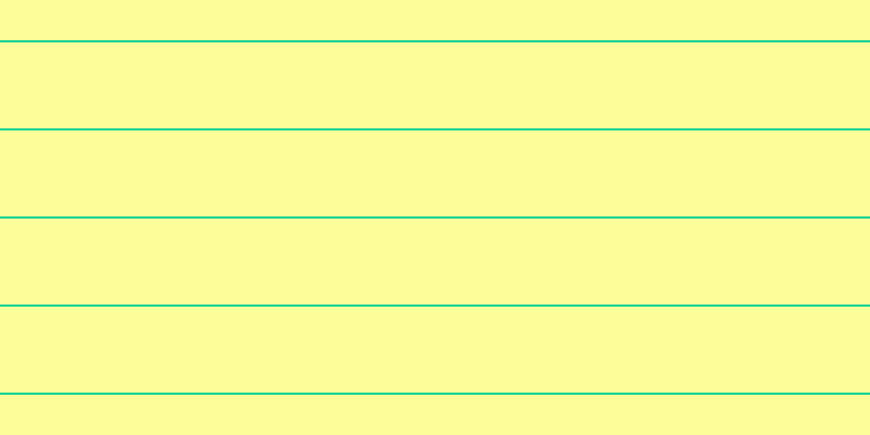 #fdfd9a, #15d393 horizontal lines, two pixels wide, seventy-nine pixels apart
