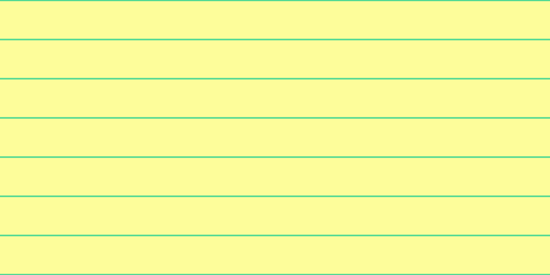 #fdfd9a, #36d393 horizontal lines, two pixels wide, fifty-five pixels apart