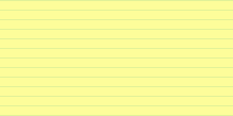 #fdfd9a, #99d393 horizontal lines, one pixels wide, thirty-two pixels apart