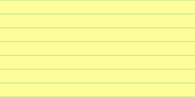 #fdfd9a, #99d393 horizontal lines, two pixels wide, fifty-five pixels apart