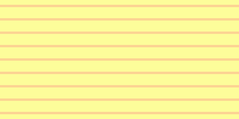 #fdfd9a, #fcd393 horizontal lines, eight pixels wide, thirty-seven pixels apart