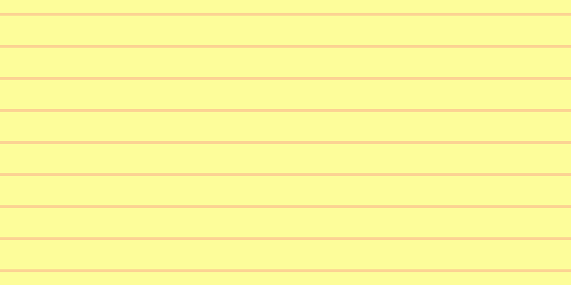 #fdfd9a, #fcd393 horizontal lines, four pixels wide, forty-one pixels apart