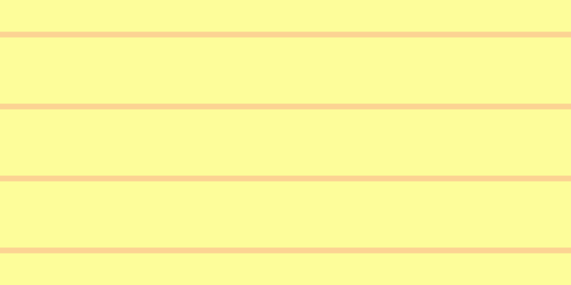 #fdfd9a, #fcd393 horizontal lines, eight pixels wide, ninety-three pixels apart