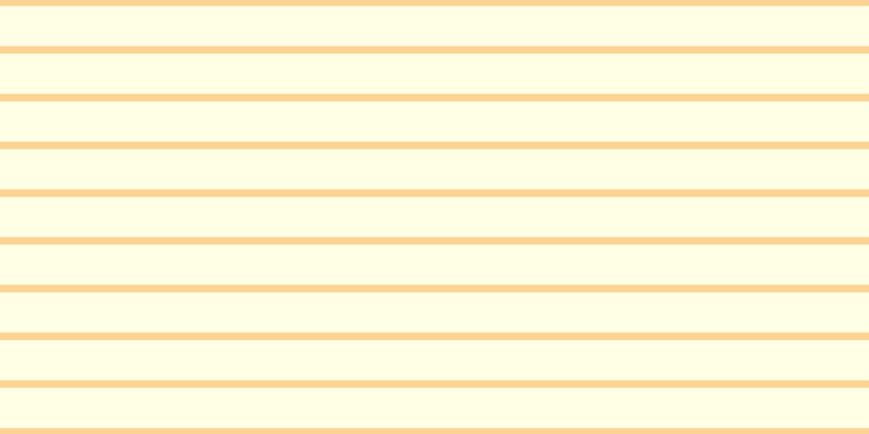 #fdfd9a (25%), #fcd393 horizontal lines, seven pixels wide, thirty-seven pixels apart