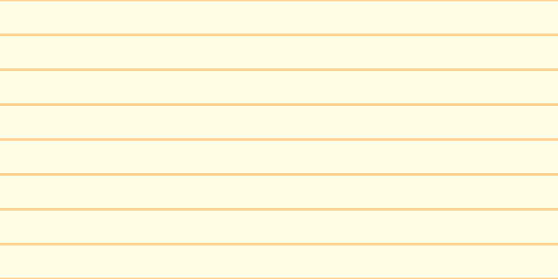 #fdfd9a (25%), #fcd393 horizontal lines, four pixels wide, forty-six pixels apart
