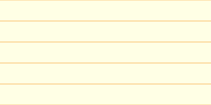 #fdfd9a (25%), #fcd393 horizontal lines, four pixels wide, seventy-six pixels apart