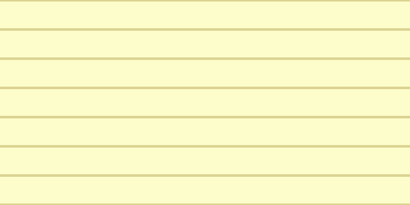 #fdfd9a (50%), #dbd393 horizontal lines, five pixels wide, fifty-two pixels apart