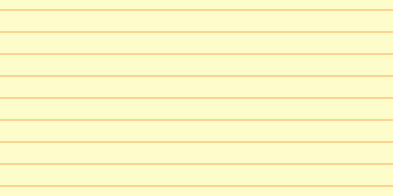 #fdfd9a (50%), #fcd393 horizontal lines, four pixels wide, forty-one pixels apart