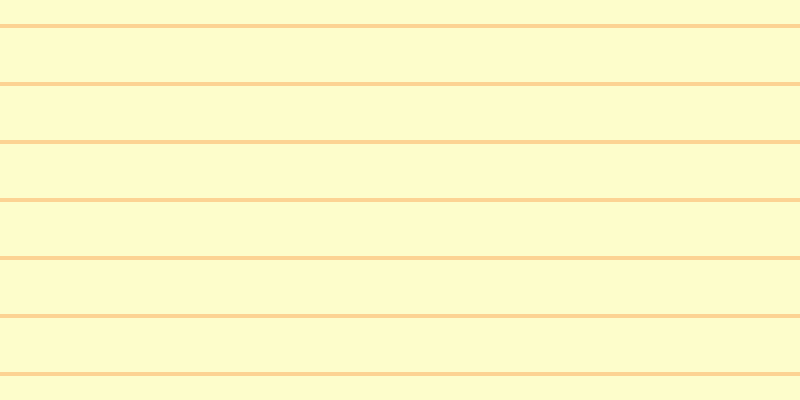 #fdfd9a (50%), #fcd393 horizontal lines, four pixels wide, fifty-four pixels apart