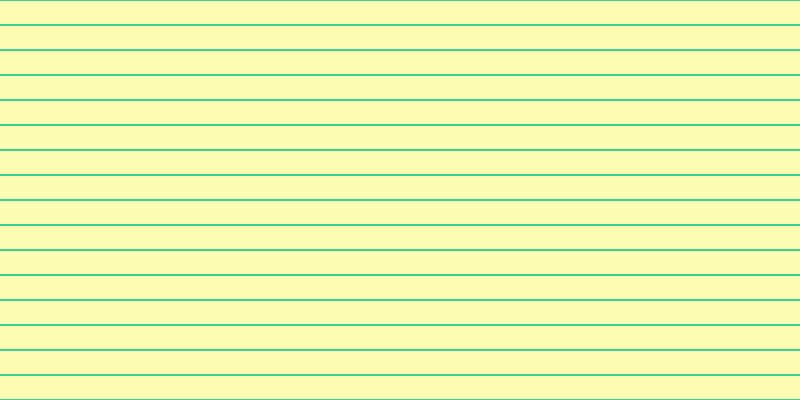 #fdfd9a (75%), #36d393 horizontal lines, two pixels wide, twenty-three pixels apart