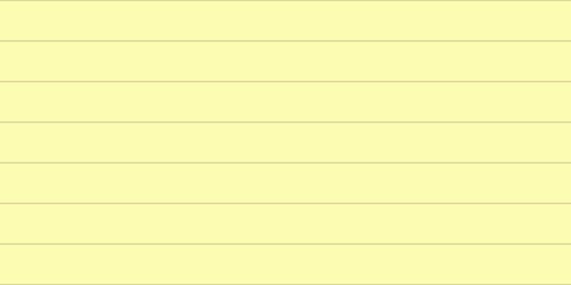 #fdfd9a (75%), #dbd393 horizontal lines, two pixels wide, fifty-five pixels apart