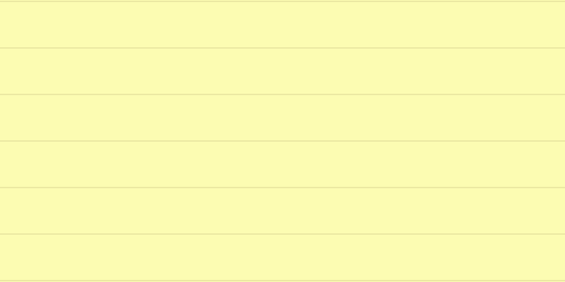 #fdfd9a (75%), #dbd393 horizontal lines, one pixels wide, sixty-five pixels apart