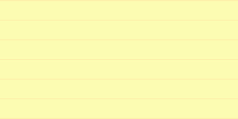 #fdfd9a (75%), #fcd393 horizontal lines, one pixels wide, sixty-five pixels apart