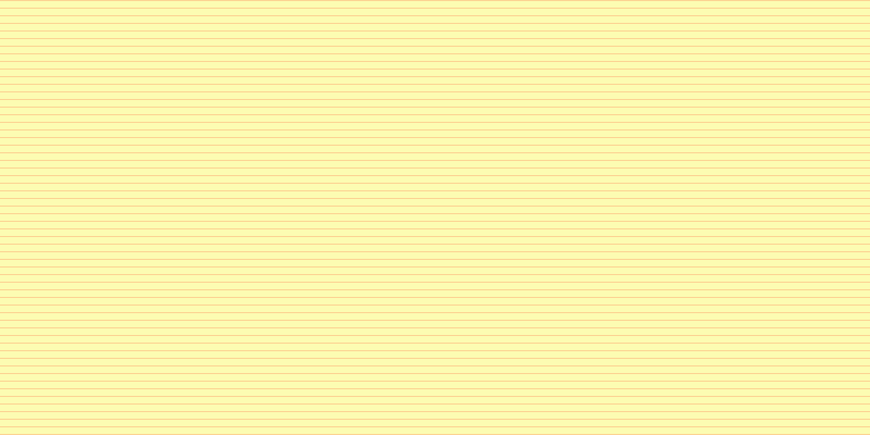 #fdfd9a (75%), #fcd393 horizontal lines, one pixels wide, six pixels apart
