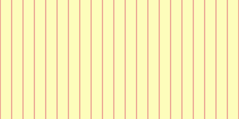 #fdfdbb, #eba393 vertical lines, four pixels wide, thirty-four pixels apart