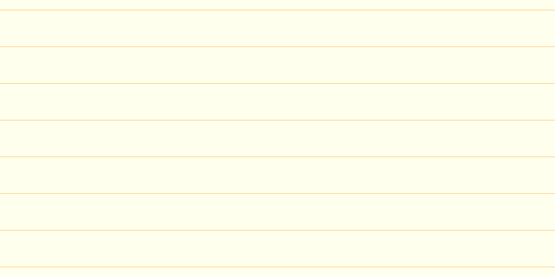 #fdfdbb (25%), #fcd393 horizontal lines, one pixels wide, fifty-two pixels apart