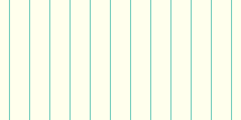 #fdfdbb (25%), #04a393 vertical lines, two pixels wide, sixty-five pixels apart