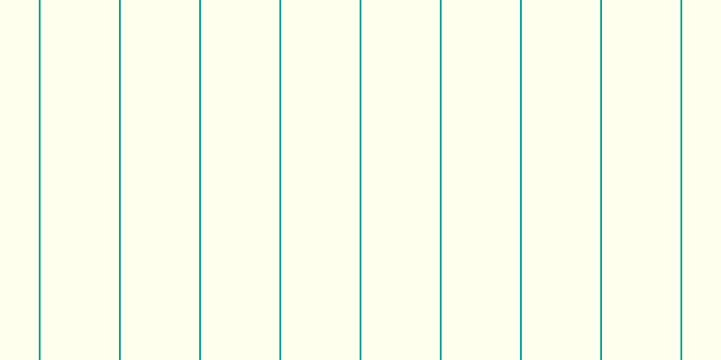 #fdfdbb (25%), #04a393 vertical lines, two pixels wide, eighty-seven pixels apart