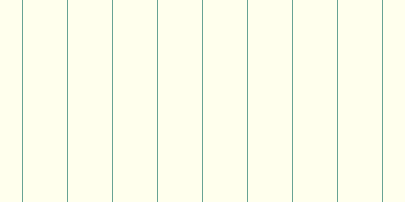#fdfdbb (25%), #67a393 vertical lines, two pixels wide, eighty-seven pixels apart