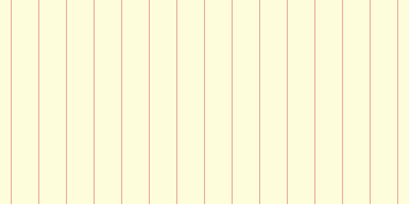 #fdfdbb (50%), #eba393 vertical lines, two pixels wide, fifty-two pixels apart