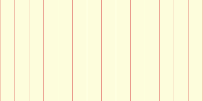 #fdfdbb (50%), #eba393 vertical lines, two pixels wide, fifty-five pixels apart