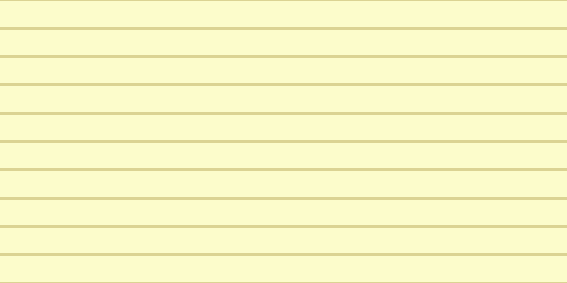 #fdfdbb (75%), #dbd393 horizontal lines, four pixels wide, thirty-six pixels apart