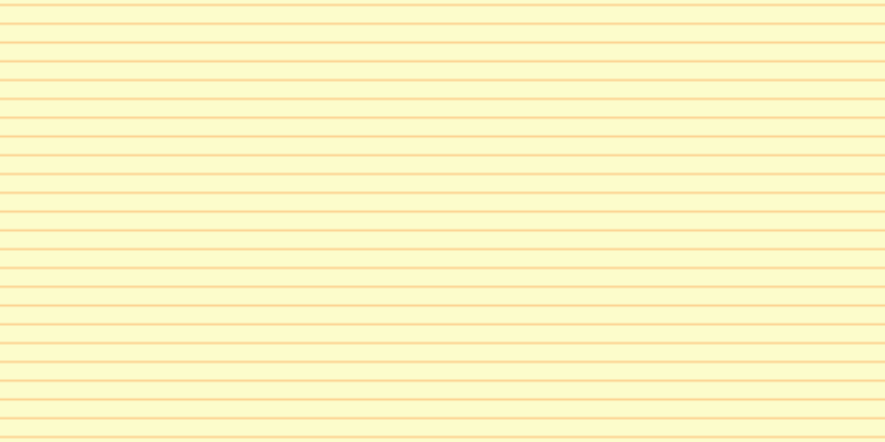 #fdfdbb (75%), #fcd393 horizontal lines, two pixels wide, fifteen pixels apart