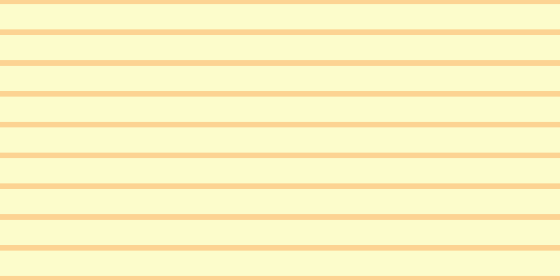 #fdfdbb (75%), #fcd393 horizontal lines, eight pixels wide, thirty-six pixels apart