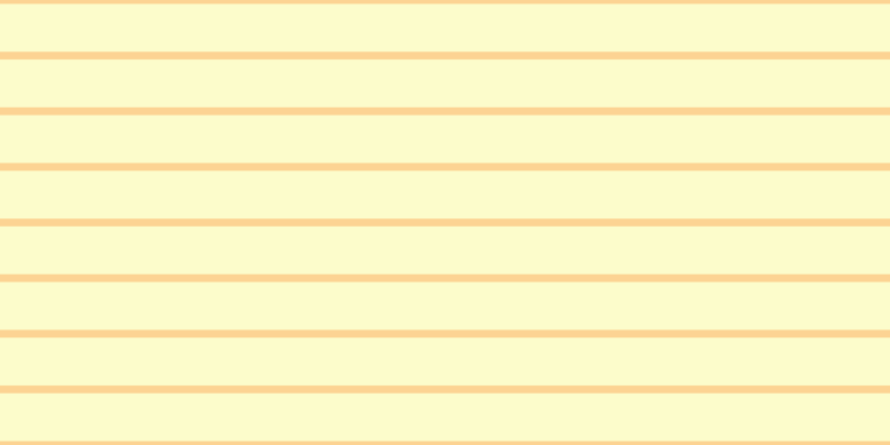 #fdfdbb (75%), #fcd393 horizontal lines, seven pixels wide, forty-three pixels apart